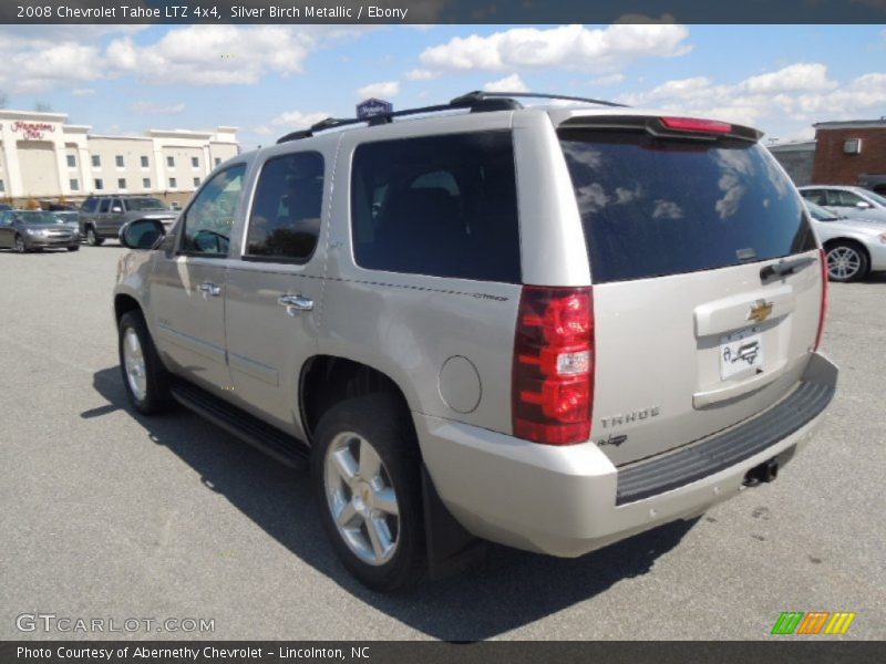 Silver Birch Metallic / Ebony 2008 Chevrolet Tahoe LTZ 4x4