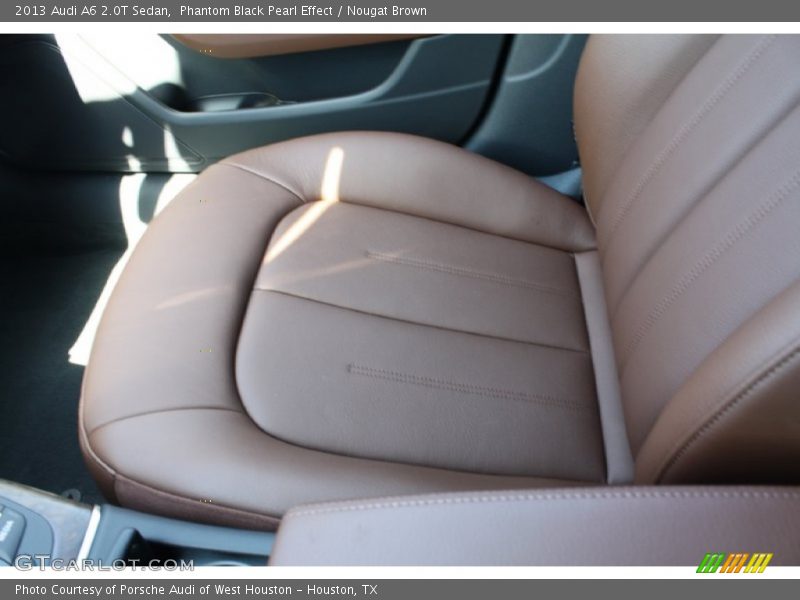 Phantom Black Pearl Effect / Nougat Brown 2013 Audi A6 2.0T Sedan