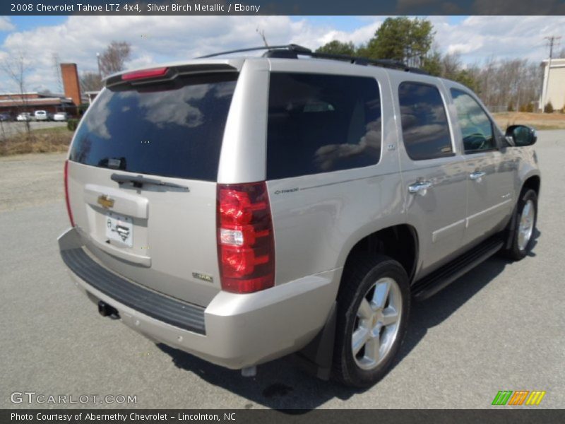 Silver Birch Metallic / Ebony 2008 Chevrolet Tahoe LTZ 4x4
