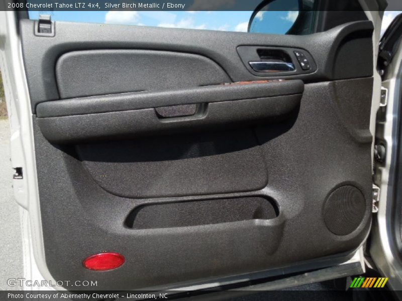 Silver Birch Metallic / Ebony 2008 Chevrolet Tahoe LTZ 4x4
