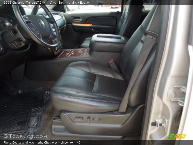 Silver Birch Metallic / Ebony 2008 Chevrolet Tahoe LTZ 4x4