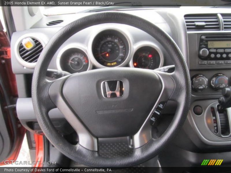 Sunset Orange Pearl / Black/Gray 2005 Honda Element EX AWD