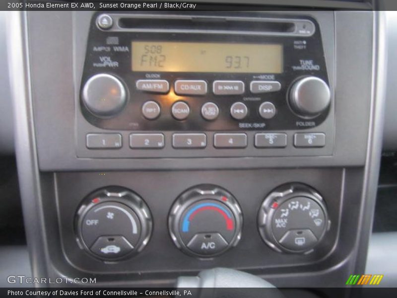 Sunset Orange Pearl / Black/Gray 2005 Honda Element EX AWD