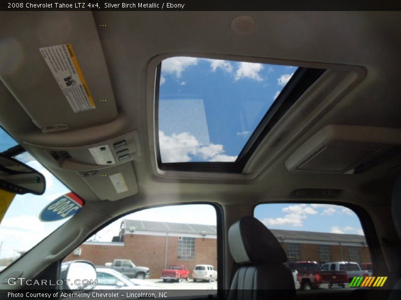 Silver Birch Metallic / Ebony 2008 Chevrolet Tahoe LTZ 4x4