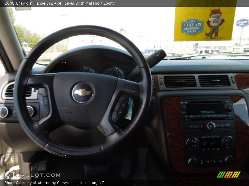 Silver Birch Metallic / Ebony 2008 Chevrolet Tahoe LTZ 4x4