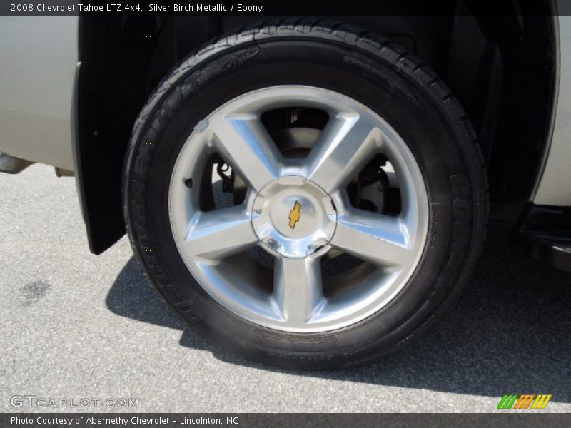 Silver Birch Metallic / Ebony 2008 Chevrolet Tahoe LTZ 4x4