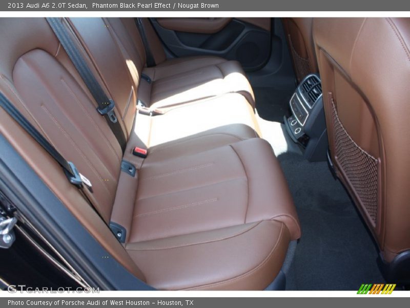 Phantom Black Pearl Effect / Nougat Brown 2013 Audi A6 2.0T Sedan