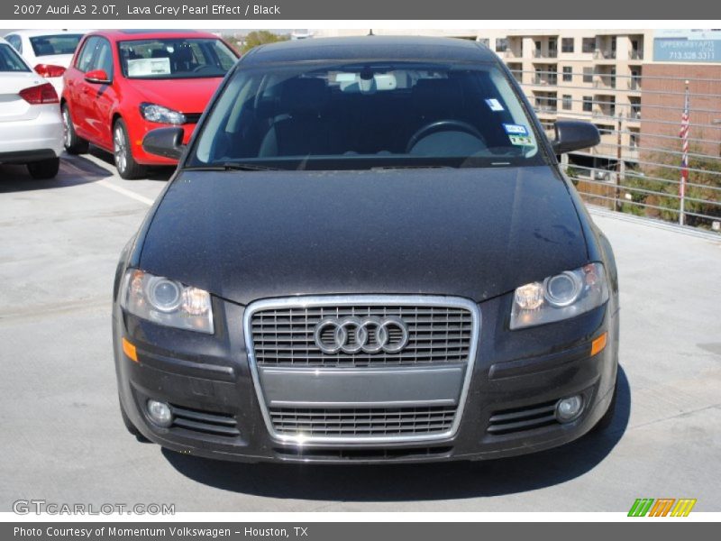Lava Grey Pearl Effect / Black 2007 Audi A3 2.0T