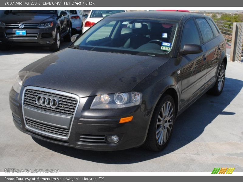 Lava Grey Pearl Effect / Black 2007 Audi A3 2.0T