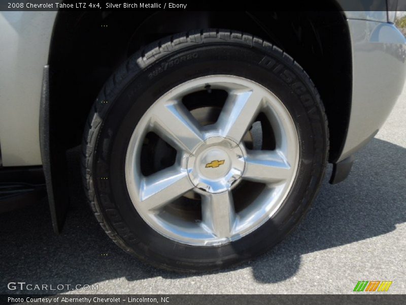 Silver Birch Metallic / Ebony 2008 Chevrolet Tahoe LTZ 4x4