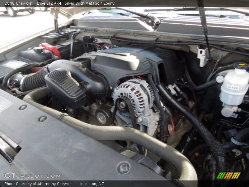 Silver Birch Metallic / Ebony 2008 Chevrolet Tahoe LTZ 4x4