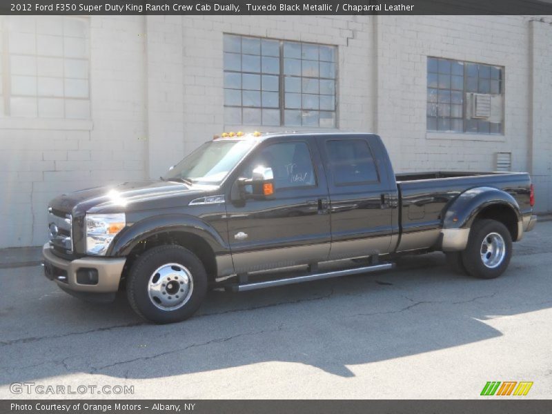 Tuxedo Black Metallic / Chaparral Leather 2012 Ford F350 Super Duty King Ranch Crew Cab Dually