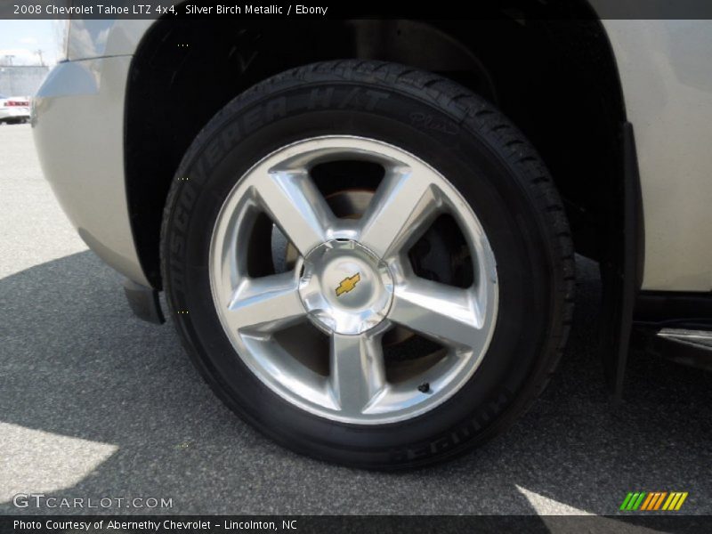 Silver Birch Metallic / Ebony 2008 Chevrolet Tahoe LTZ 4x4