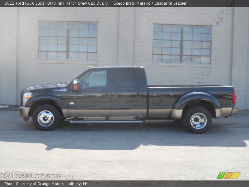 Tuxedo Black Metallic / Chaparral Leather 2012 Ford F350 Super Duty King Ranch Crew Cab Dually