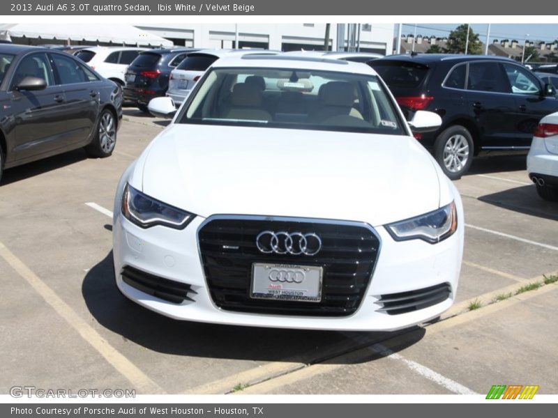 Ibis White / Velvet Beige 2013 Audi A6 3.0T quattro Sedan