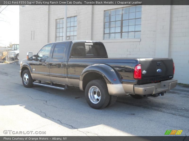 Tuxedo Black Metallic / Chaparral Leather 2012 Ford F350 Super Duty King Ranch Crew Cab Dually