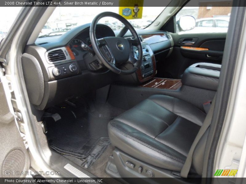 Silver Birch Metallic / Ebony 2008 Chevrolet Tahoe LTZ 4x4