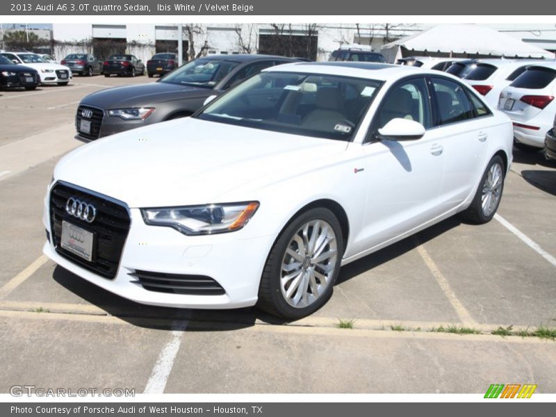 Ibis White / Velvet Beige 2013 Audi A6 3.0T quattro Sedan