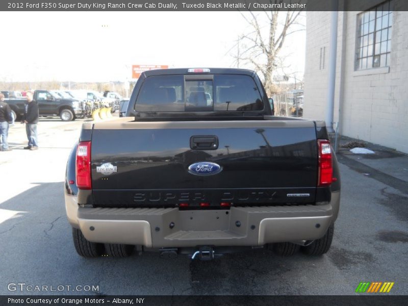 Tuxedo Black Metallic / Chaparral Leather 2012 Ford F350 Super Duty King Ranch Crew Cab Dually