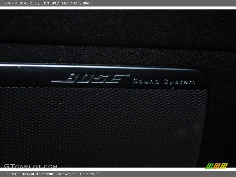 Lava Grey Pearl Effect / Black 2007 Audi A3 2.0T