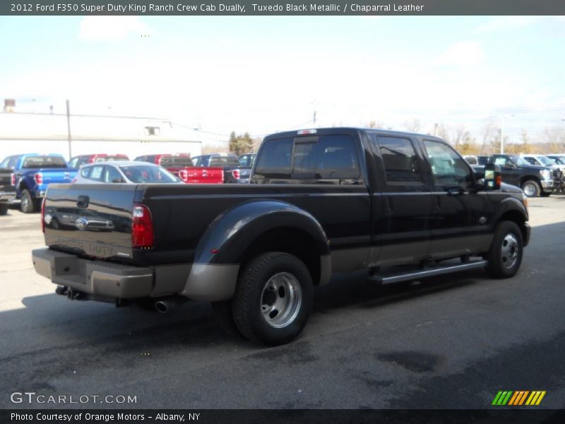 Tuxedo Black Metallic / Chaparral Leather 2012 Ford F350 Super Duty King Ranch Crew Cab Dually