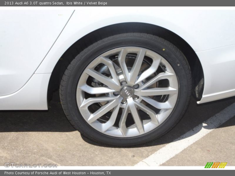 Ibis White / Velvet Beige 2013 Audi A6 3.0T quattro Sedan