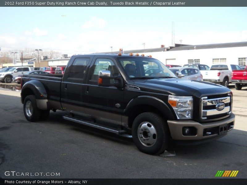 Tuxedo Black Metallic / Chaparral Leather 2012 Ford F350 Super Duty King Ranch Crew Cab Dually
