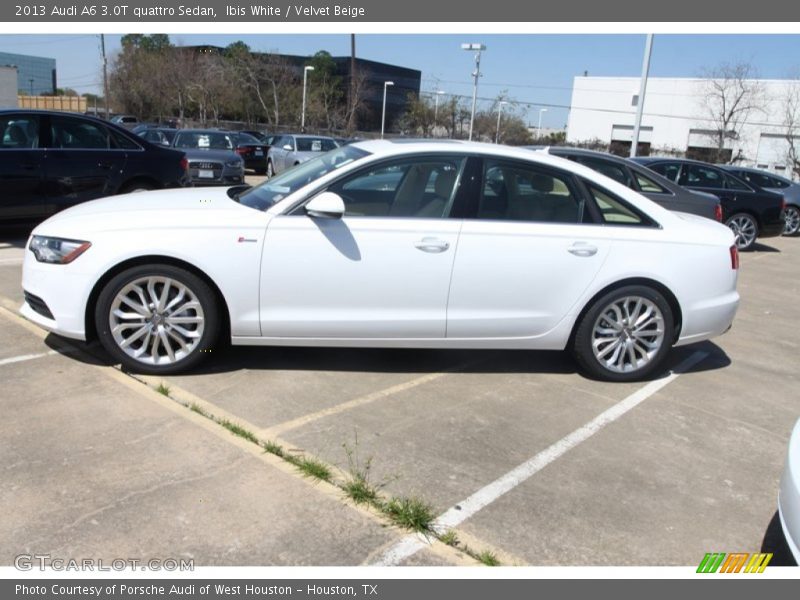 Ibis White / Velvet Beige 2013 Audi A6 3.0T quattro Sedan
