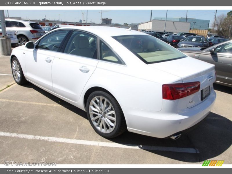 Ibis White / Velvet Beige 2013 Audi A6 3.0T quattro Sedan
