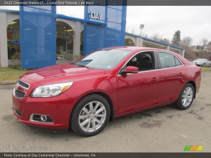 Crystal Red Tintcoat / Jet Black 2013 Chevrolet Malibu LT
