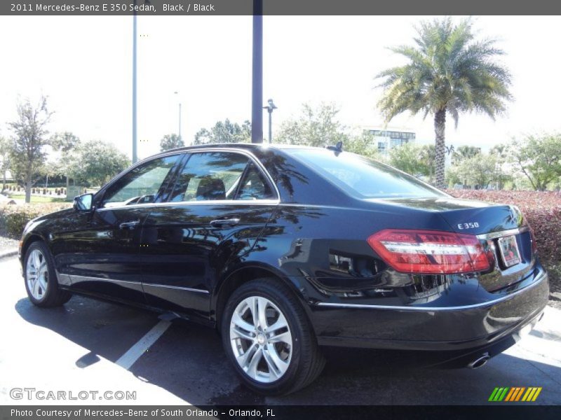 Black / Black 2011 Mercedes-Benz E 350 Sedan