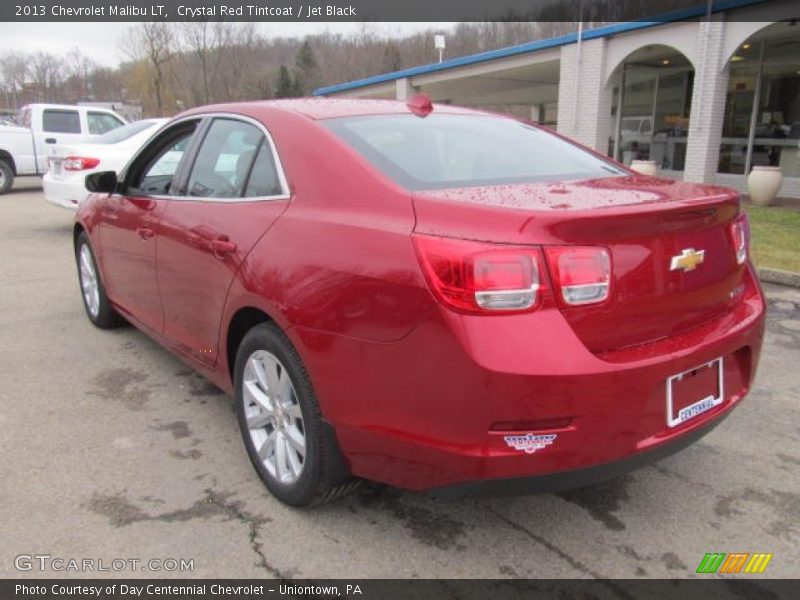 Crystal Red Tintcoat / Jet Black 2013 Chevrolet Malibu LT