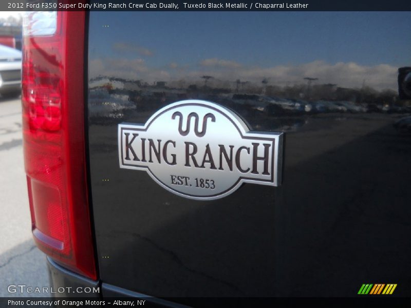 Tuxedo Black Metallic / Chaparral Leather 2012 Ford F350 Super Duty King Ranch Crew Cab Dually
