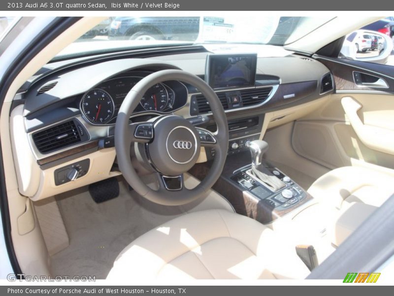 Ibis White / Velvet Beige 2013 Audi A6 3.0T quattro Sedan