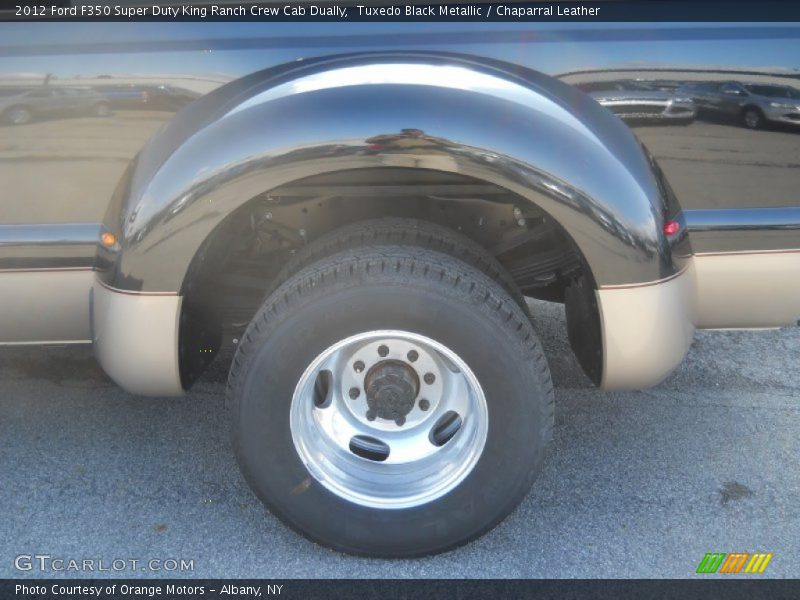 Tuxedo Black Metallic / Chaparral Leather 2012 Ford F350 Super Duty King Ranch Crew Cab Dually