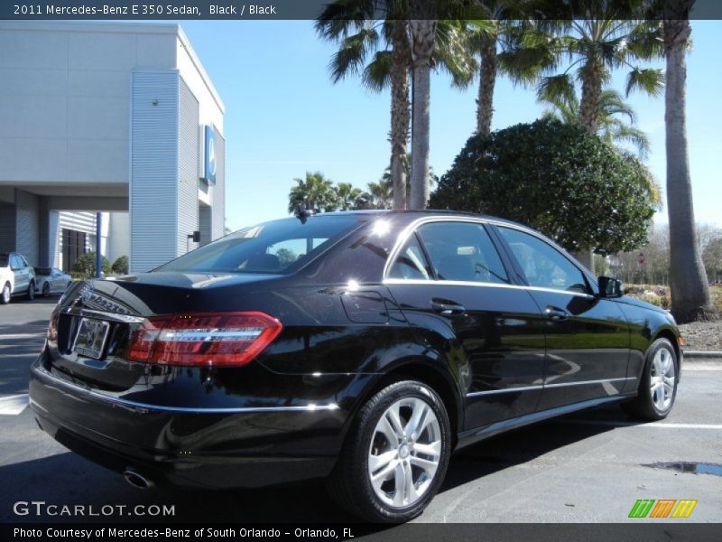 Black / Black 2011 Mercedes-Benz E 350 Sedan
