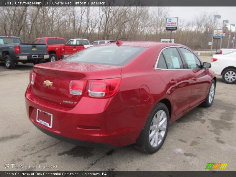 Crystal Red Tintcoat / Jet Black 2013 Chevrolet Malibu LT