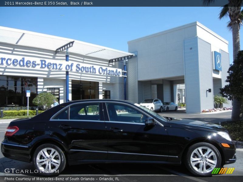 Black / Black 2011 Mercedes-Benz E 350 Sedan