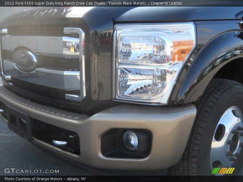Tuxedo Black Metallic / Chaparral Leather 2012 Ford F350 Super Duty King Ranch Crew Cab Dually