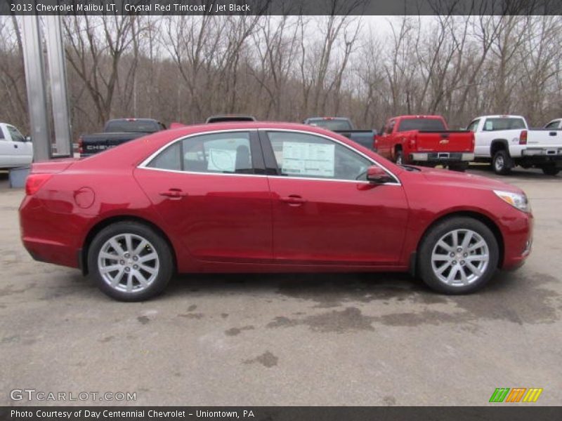Crystal Red Tintcoat / Jet Black 2013 Chevrolet Malibu LT