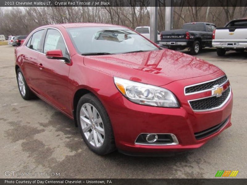 Crystal Red Tintcoat / Jet Black 2013 Chevrolet Malibu LT