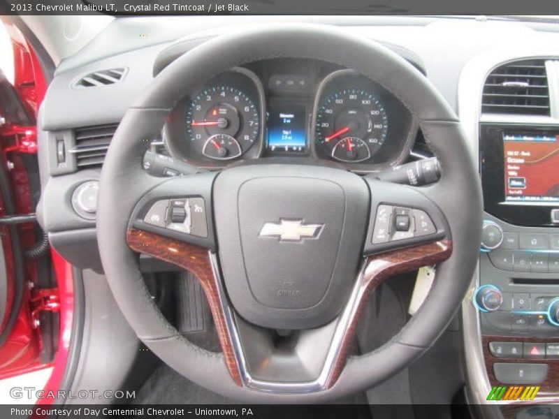 Crystal Red Tintcoat / Jet Black 2013 Chevrolet Malibu LT