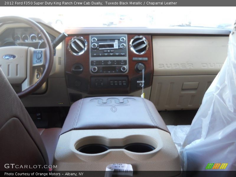 Tuxedo Black Metallic / Chaparral Leather 2012 Ford F350 Super Duty King Ranch Crew Cab Dually