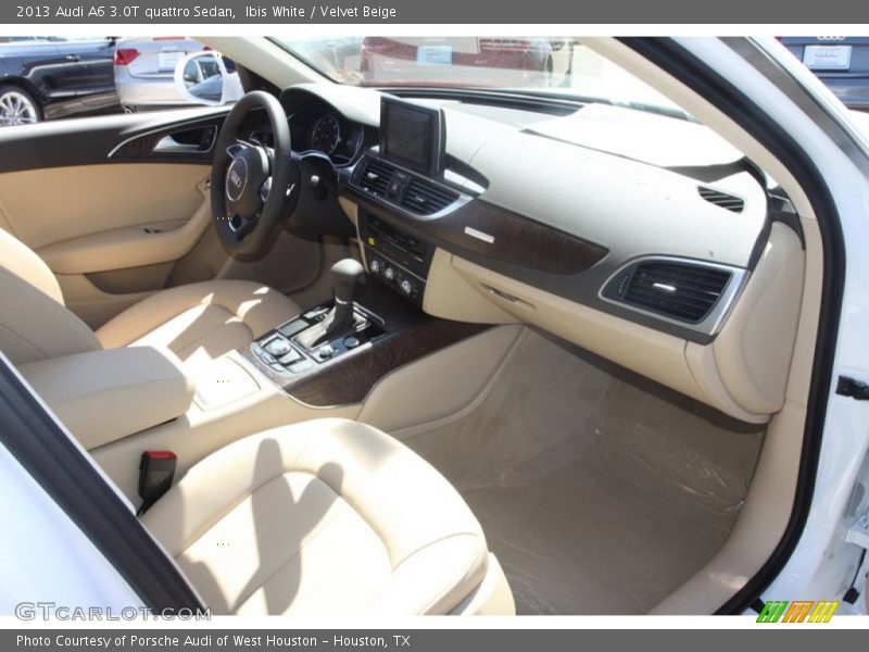 Ibis White / Velvet Beige 2013 Audi A6 3.0T quattro Sedan