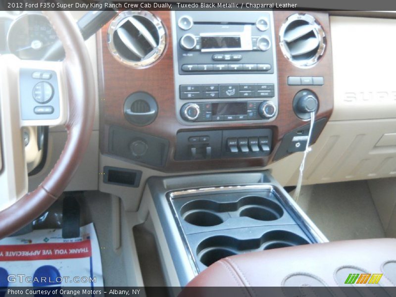 Tuxedo Black Metallic / Chaparral Leather 2012 Ford F350 Super Duty King Ranch Crew Cab Dually