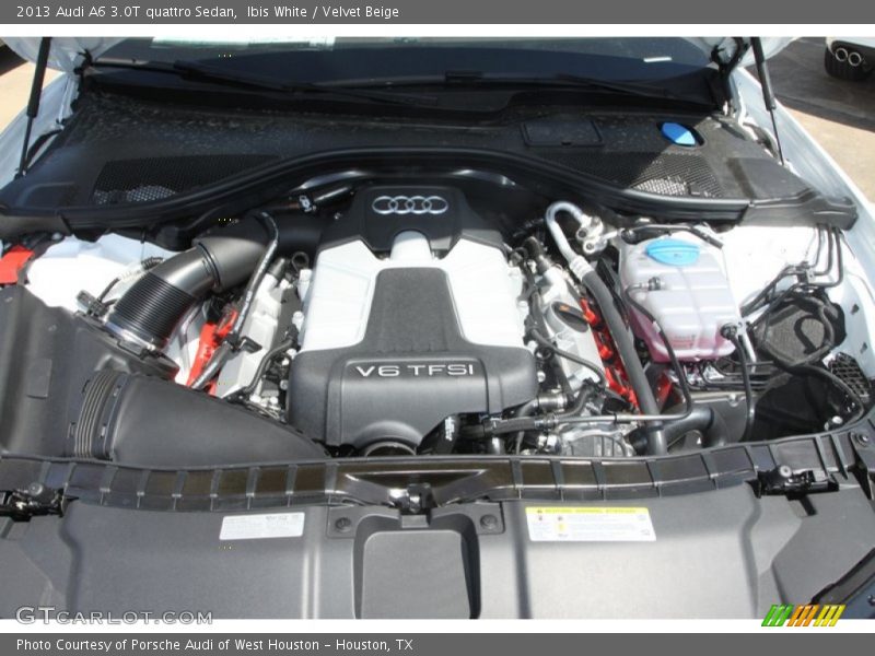 Ibis White / Velvet Beige 2013 Audi A6 3.0T quattro Sedan