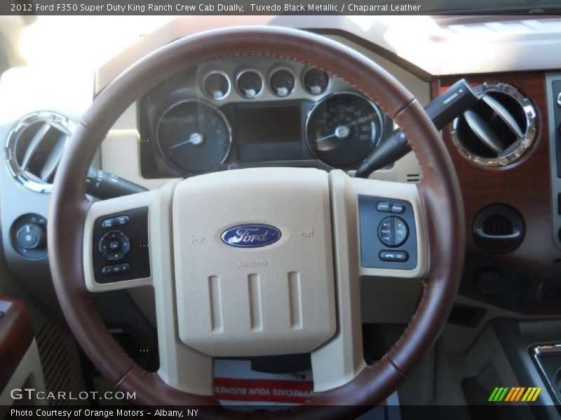 Tuxedo Black Metallic / Chaparral Leather 2012 Ford F350 Super Duty King Ranch Crew Cab Dually