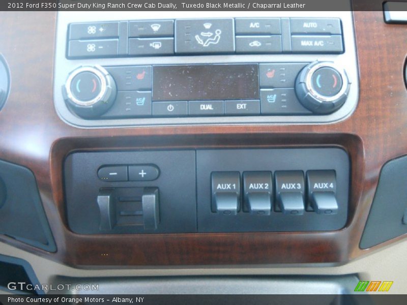 Tuxedo Black Metallic / Chaparral Leather 2012 Ford F350 Super Duty King Ranch Crew Cab Dually