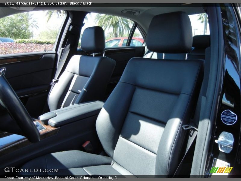 Black / Black 2011 Mercedes-Benz E 350 Sedan