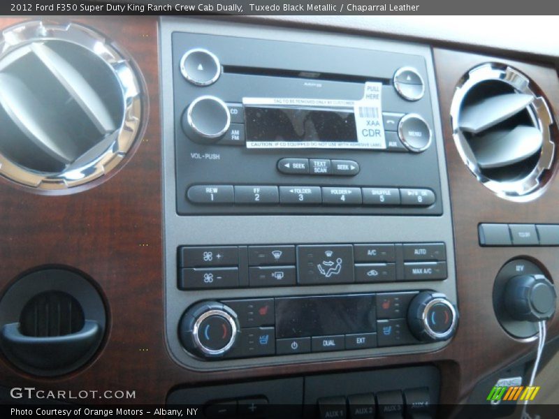 Tuxedo Black Metallic / Chaparral Leather 2012 Ford F350 Super Duty King Ranch Crew Cab Dually